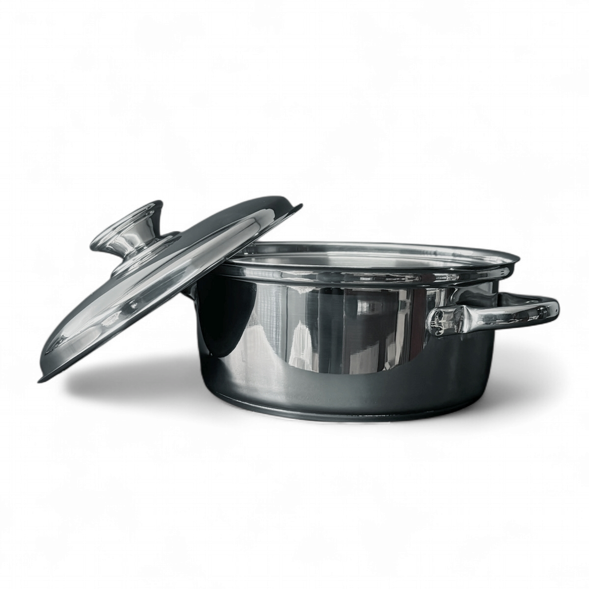 BATERIA DE COCINA EN ACERO QUIRÚRGICO 5 CAPAS