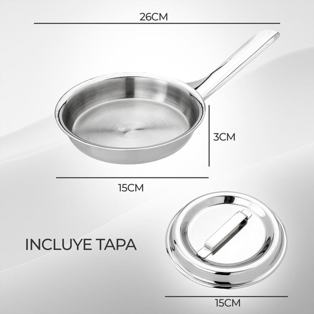 SARTEN MINI GOURMET 5 CAPAS